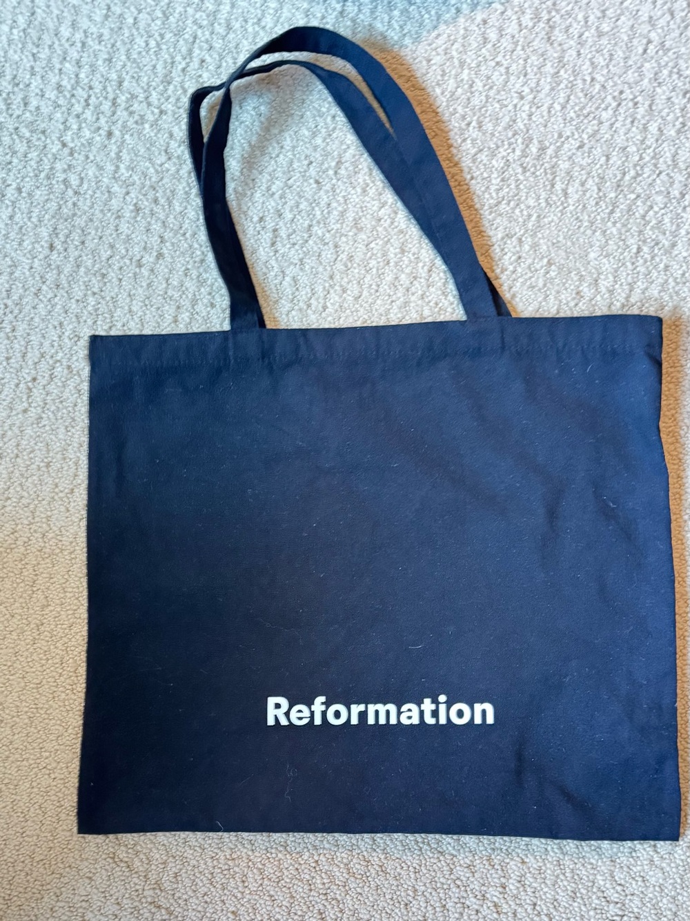 Reformation canvas Bag
